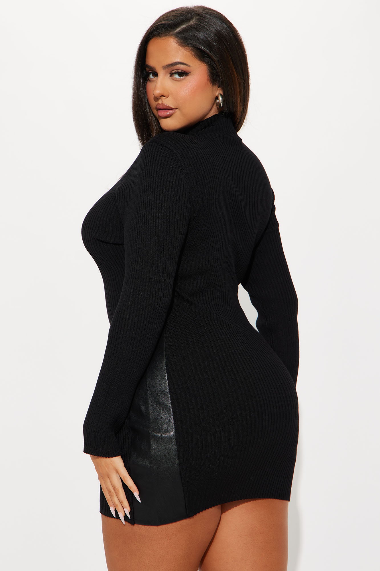 Smooth Operator Mini Dress - Black - Image 6